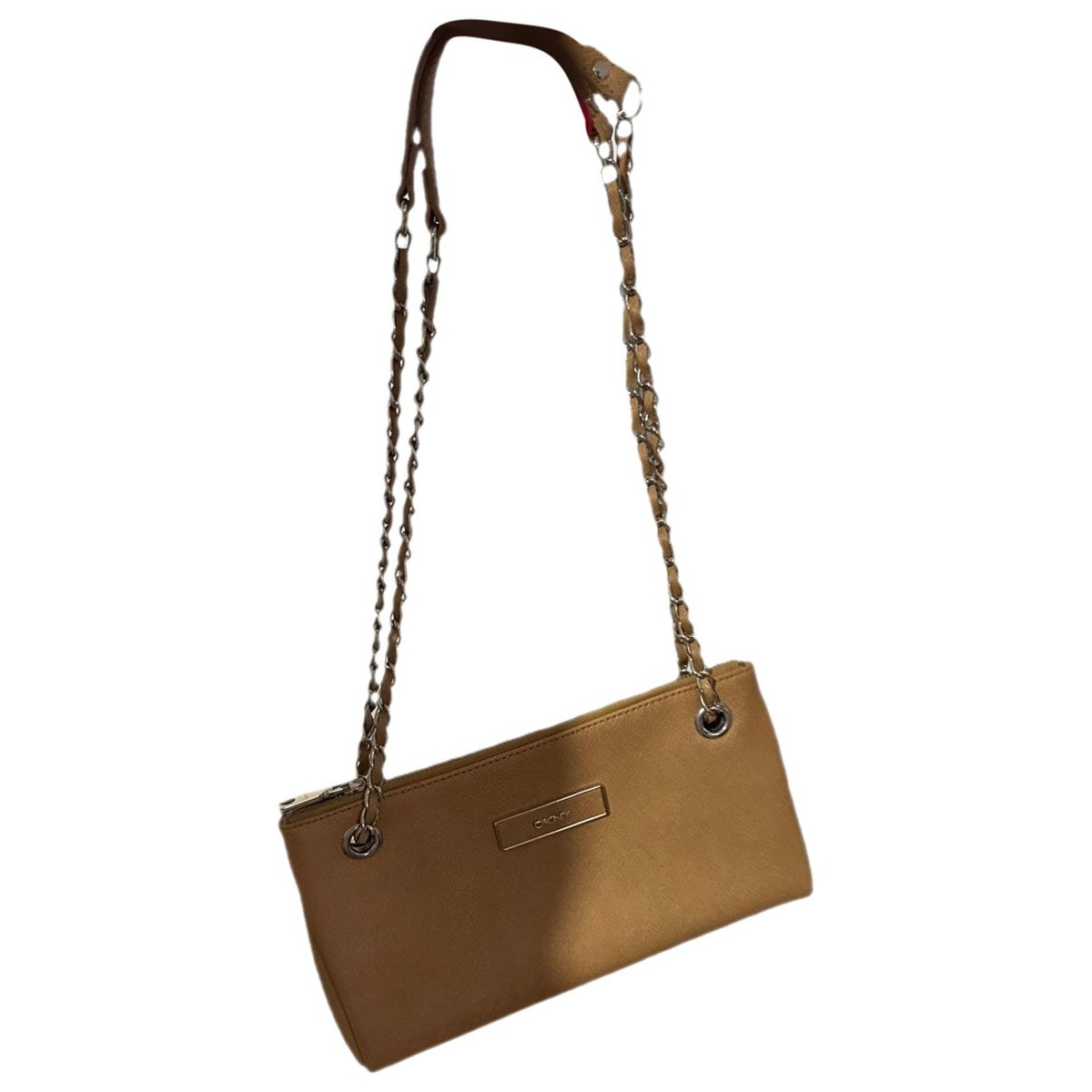 Leather clutch bag