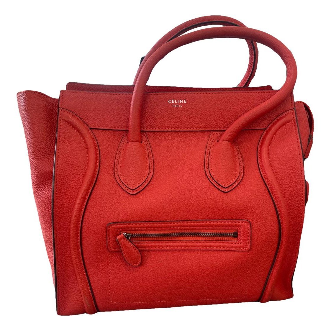 Luggage leather handbag