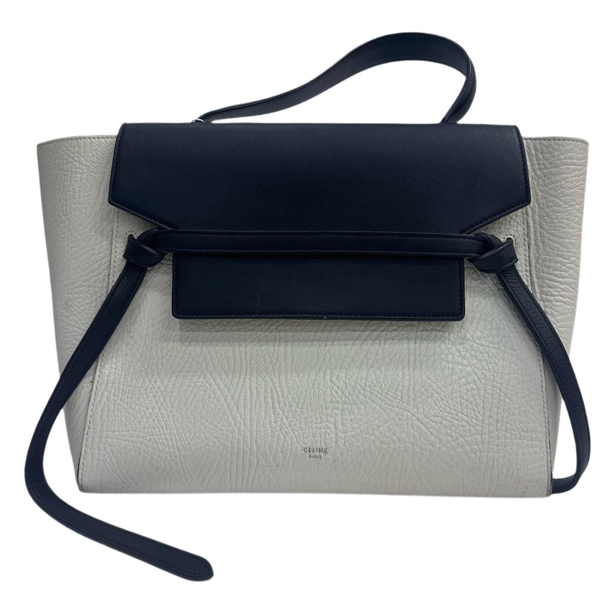 Belt leather handbag