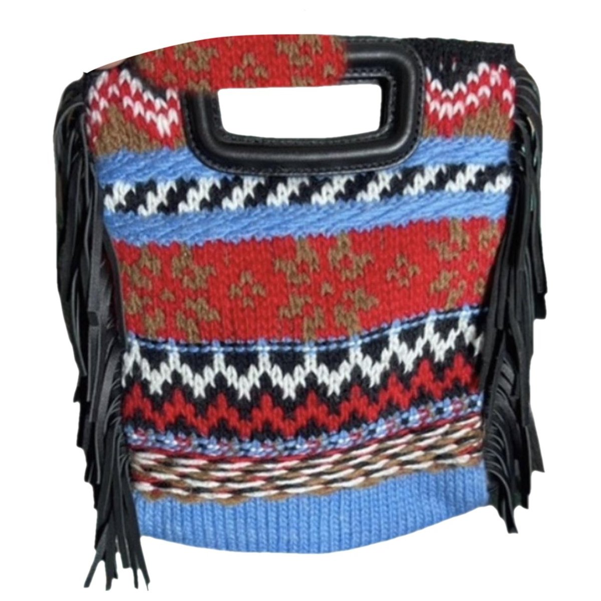 Sac M wool handbag