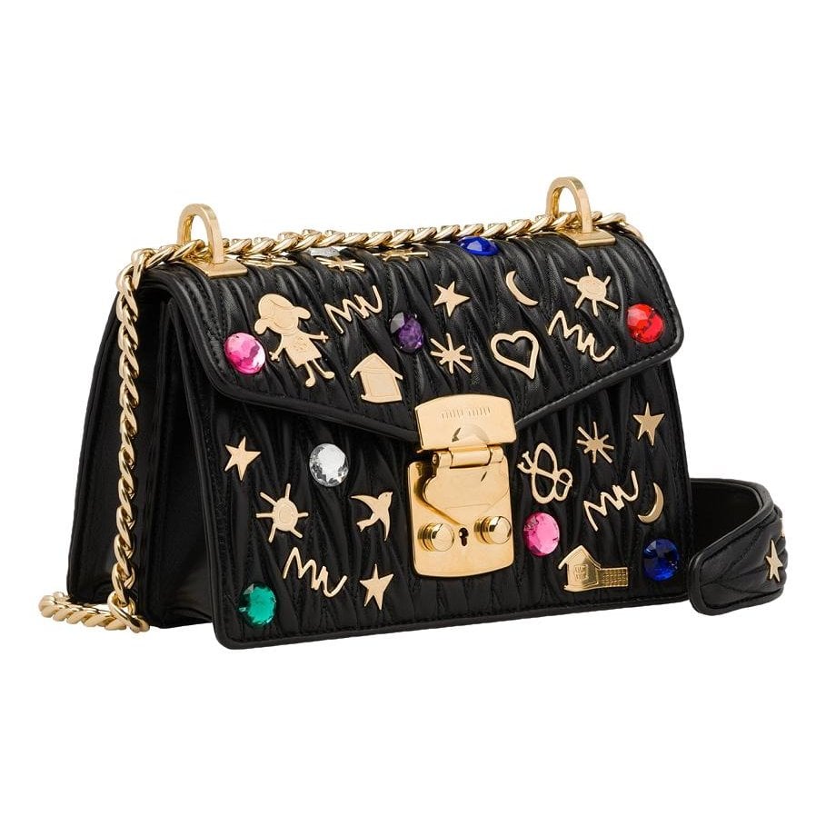 Miu Confidential leather handbag