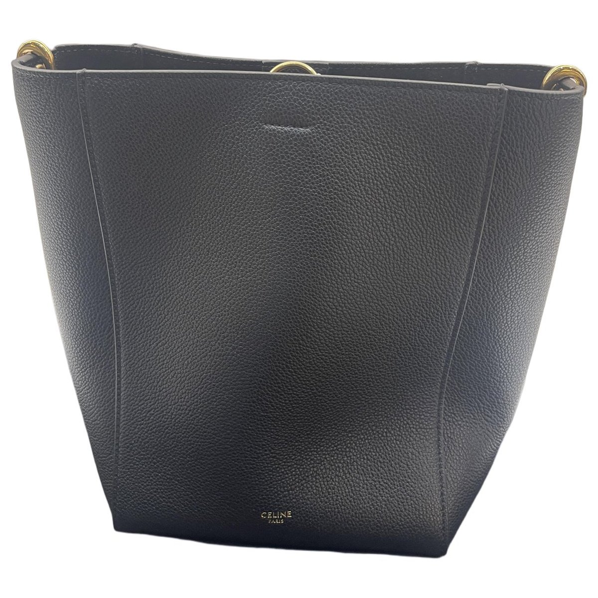 Seau Sangle leather handbag