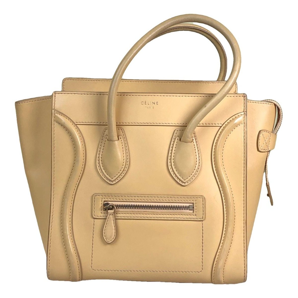 Luggage leather handbag