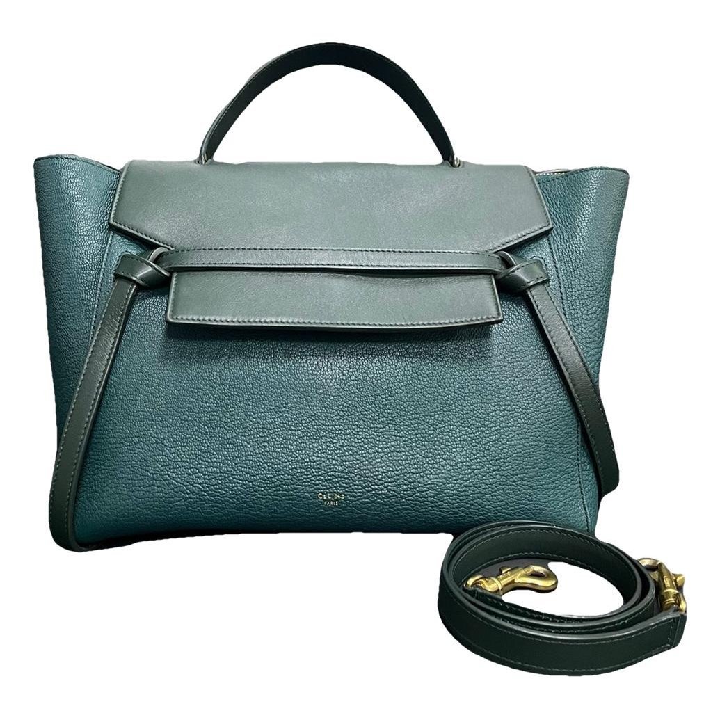 Belt leather handbag