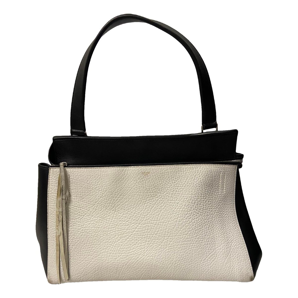 Edge leather handbag