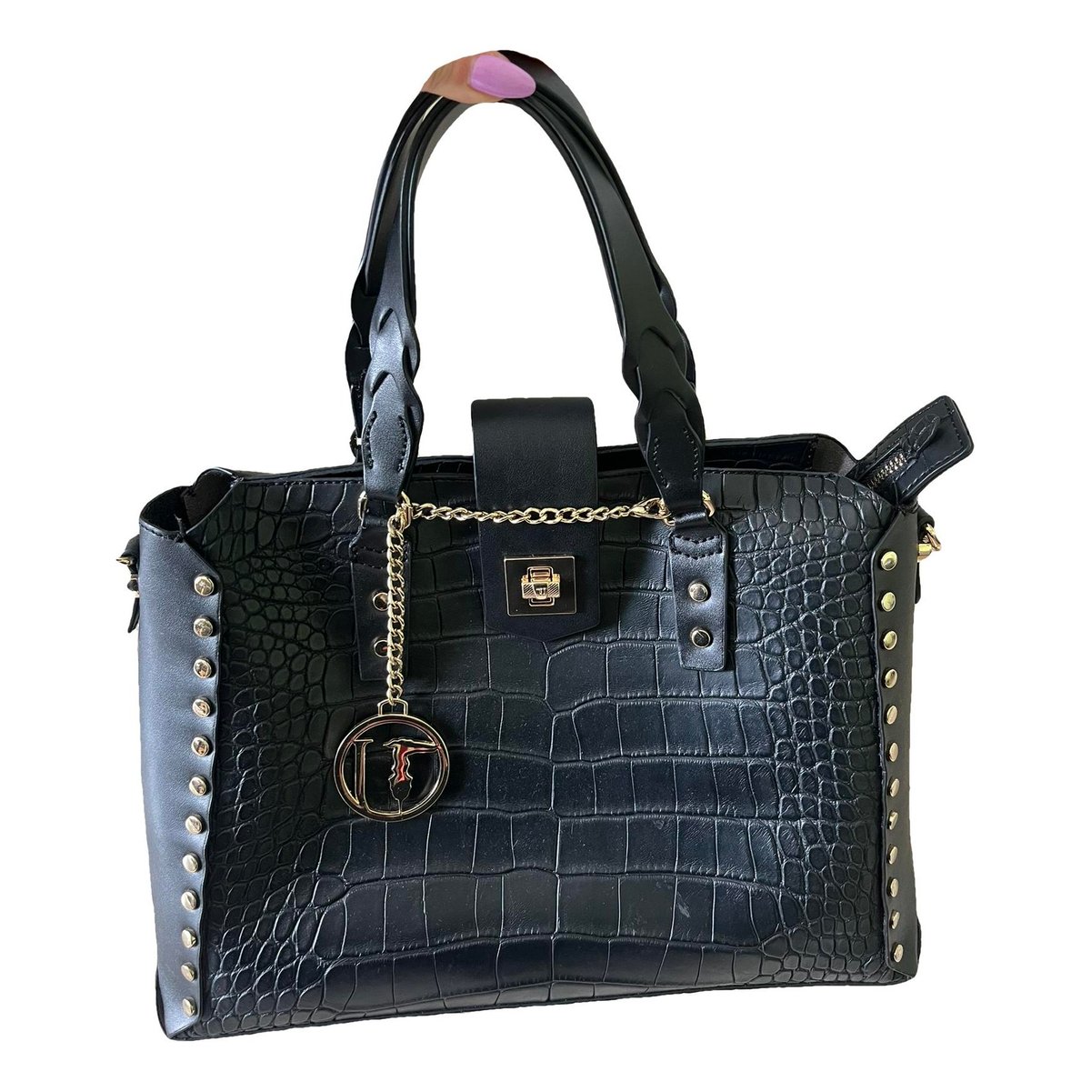 Leather handbag