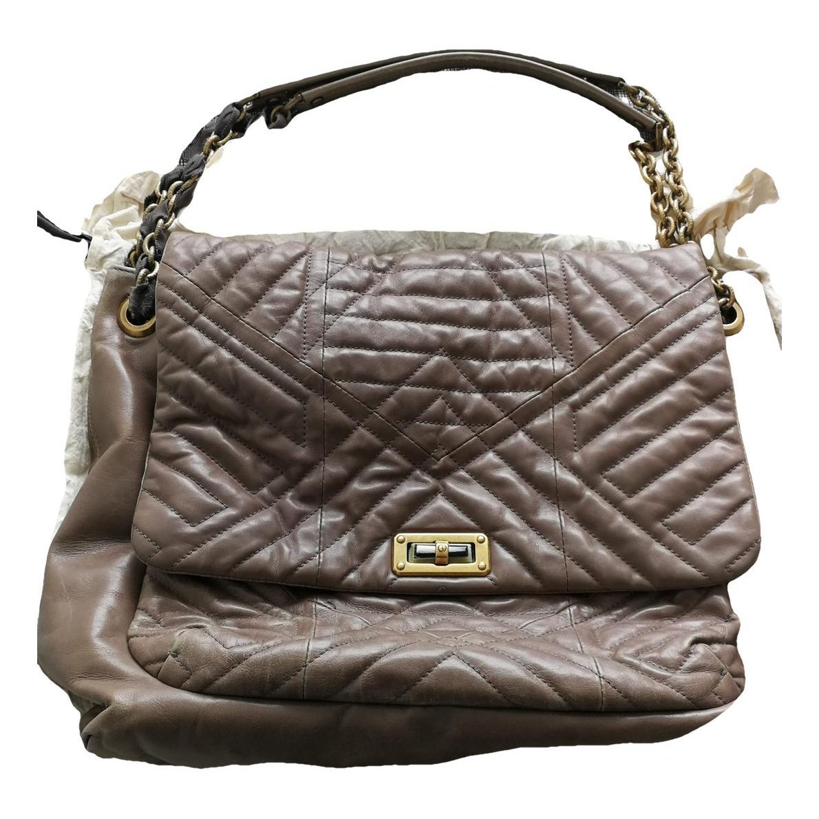 Happy leather handbag
