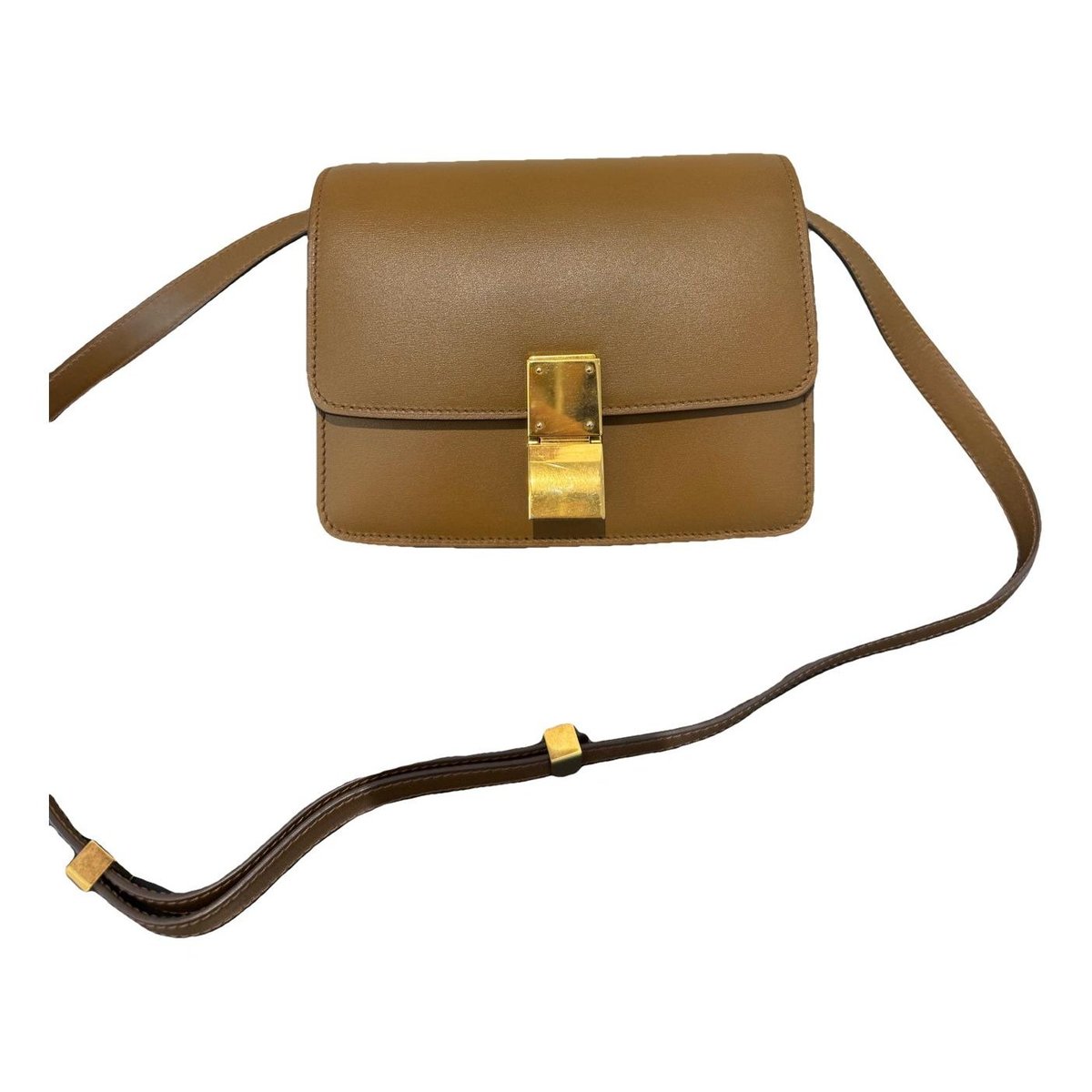 Classic leather crossbody bag