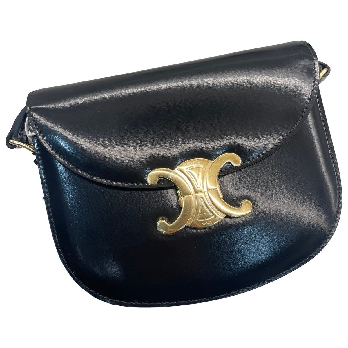 Triomphe leather handbag