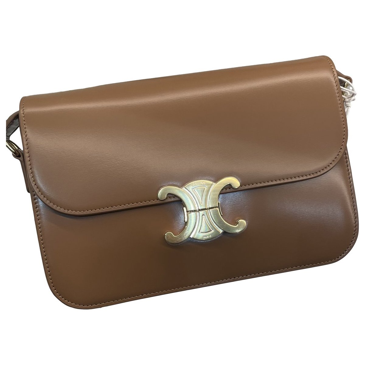 Triomphe leather handbag