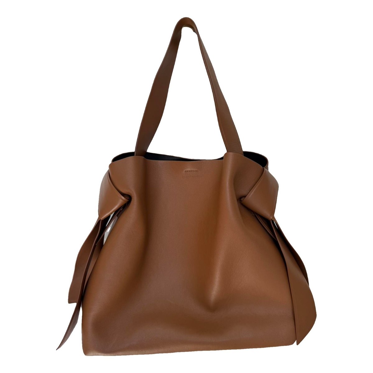 Musubi leather handbag