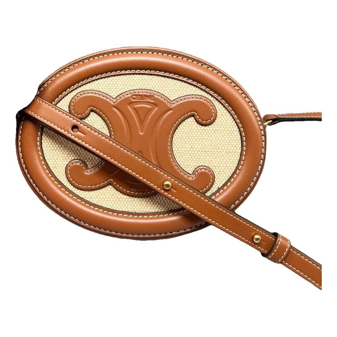 Triomphe leather crossbody bag
