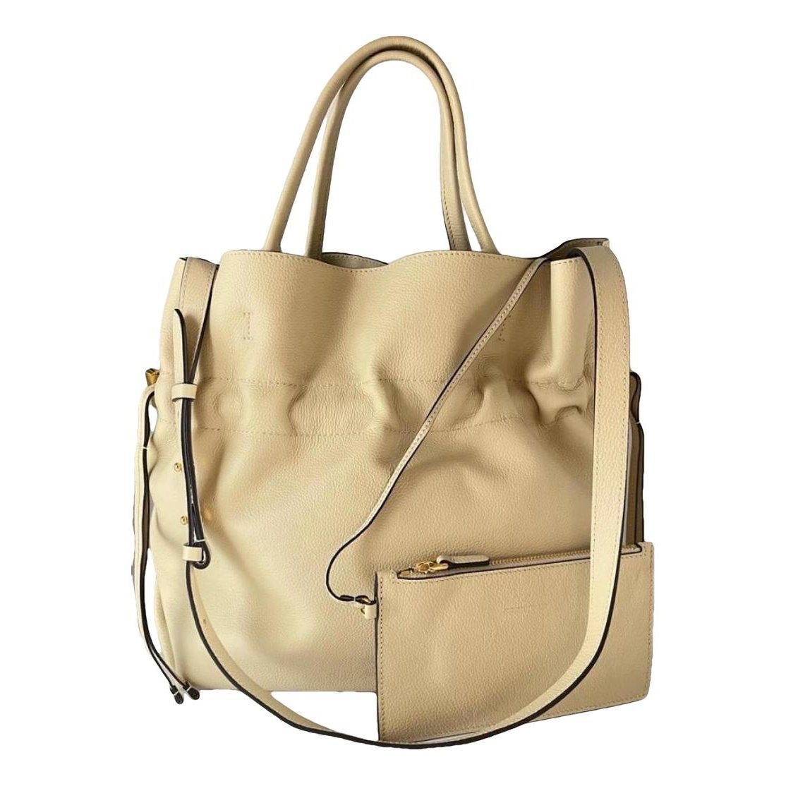 Leather tote