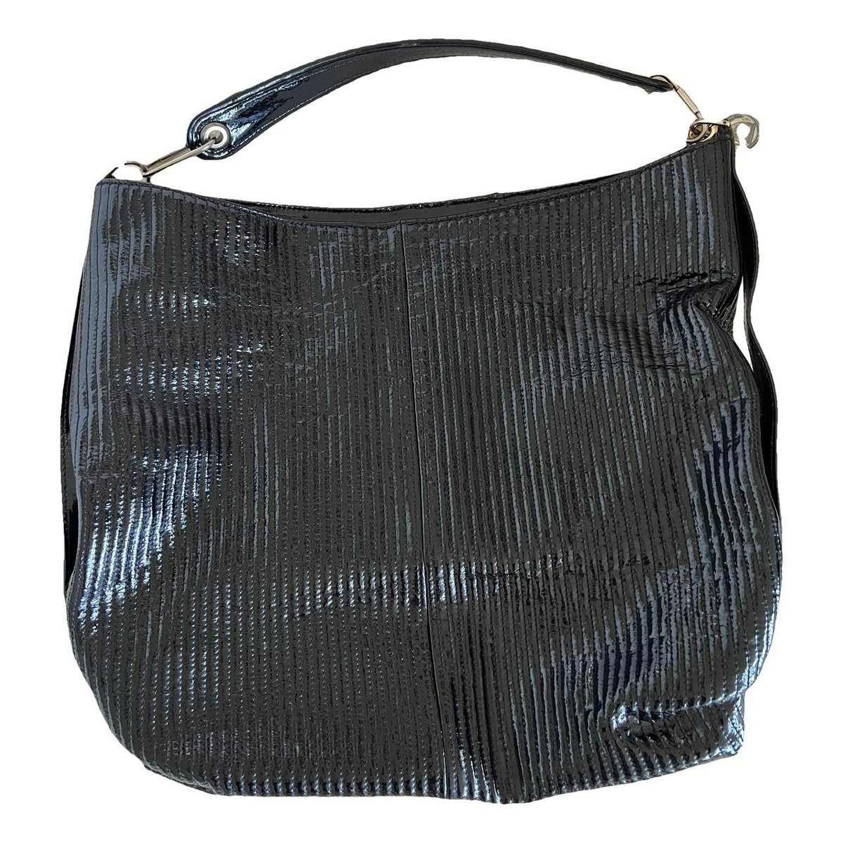 Patent leather handbag