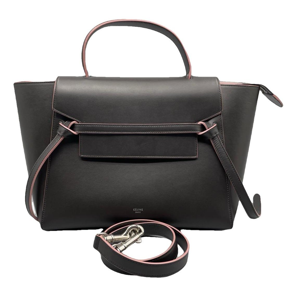 Belt leather handbag