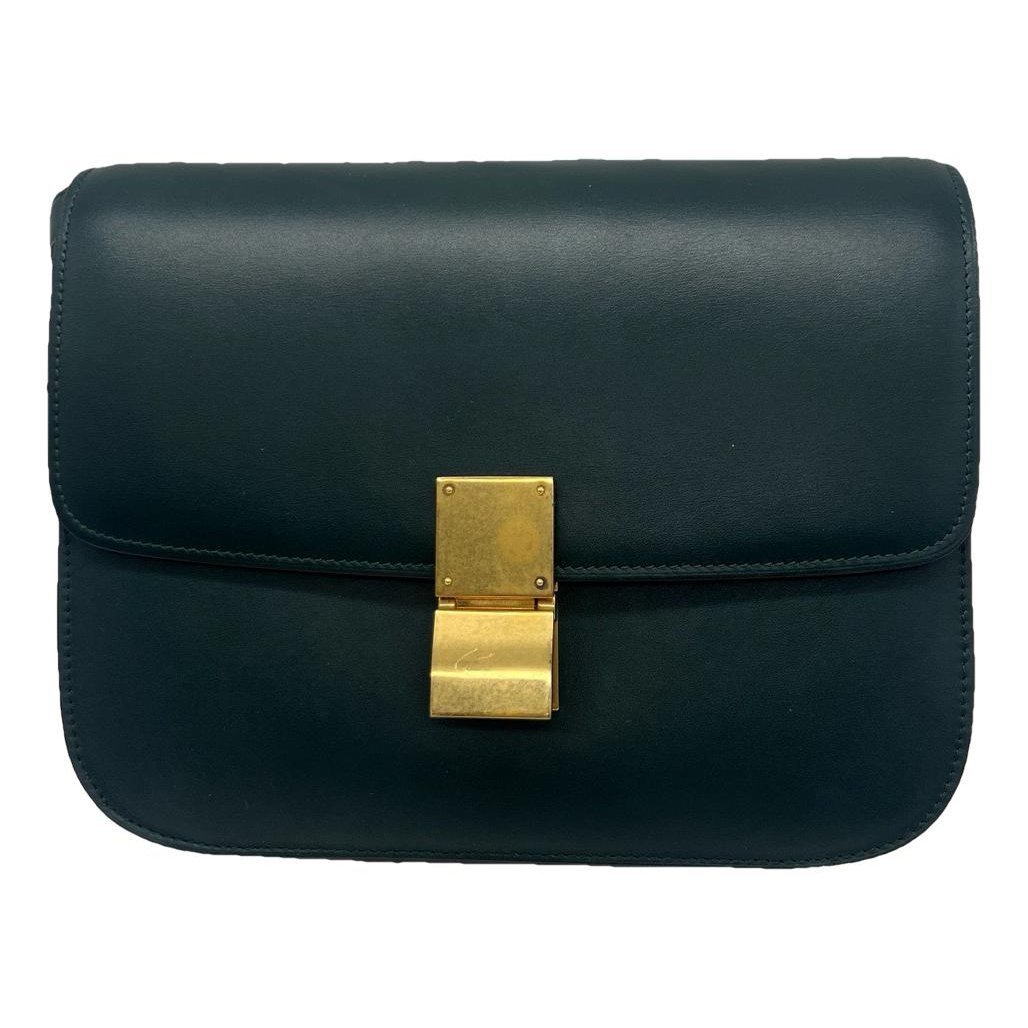 Classic leather crossbody bag