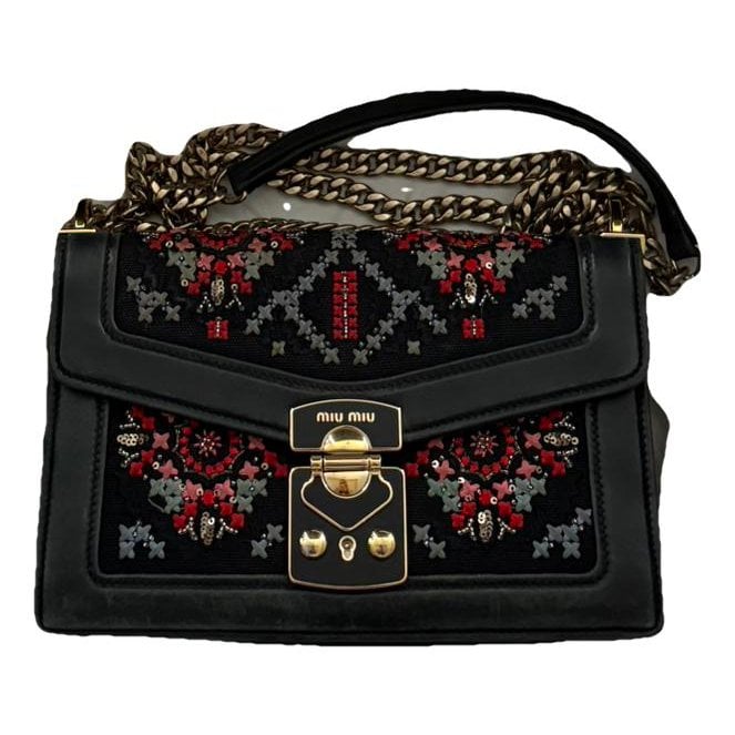 Miu Confidential leather handbag