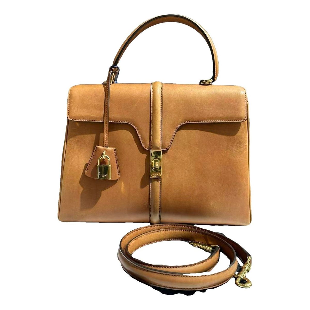 Sac 16 leather handbag