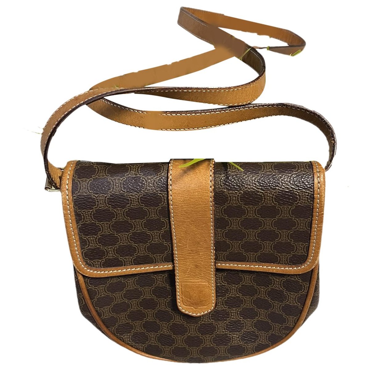 Trotteur leather handbag