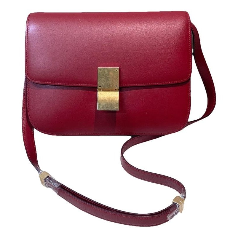 Classic leather crossbody bag