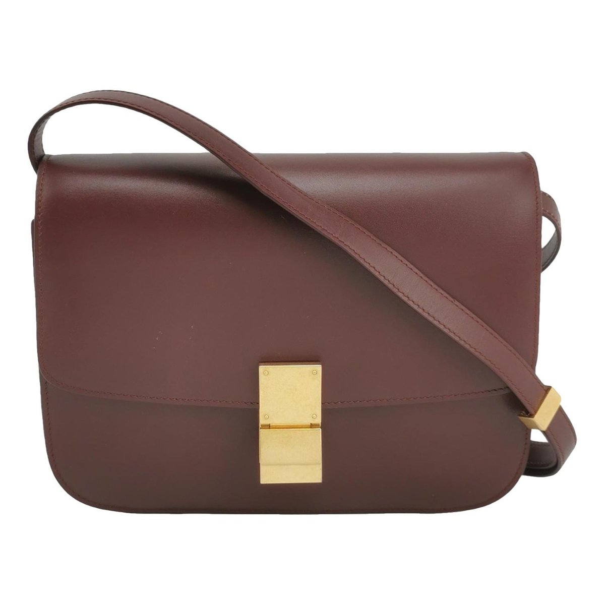 Classic leather crossbody bag