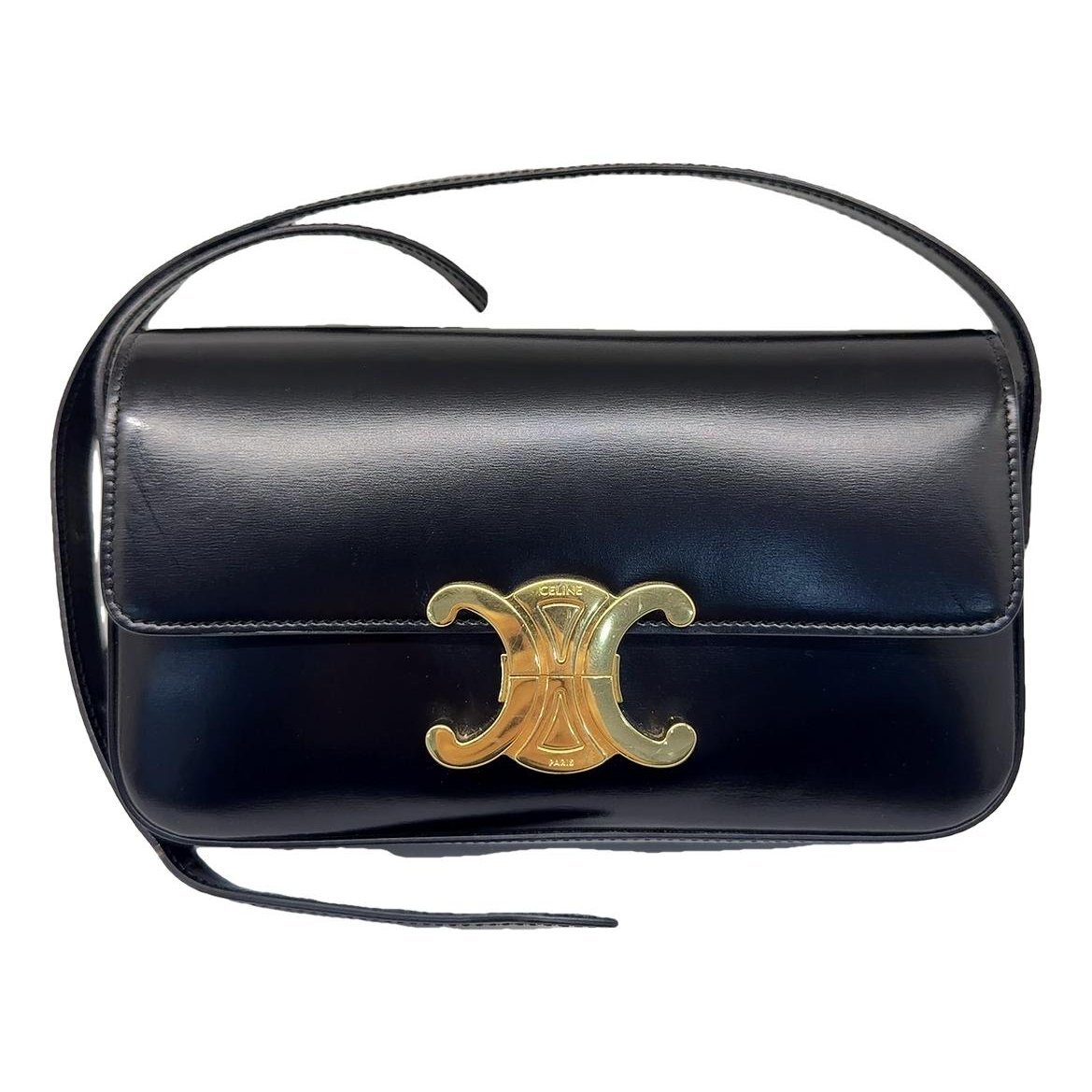 Triomphe leather handbag