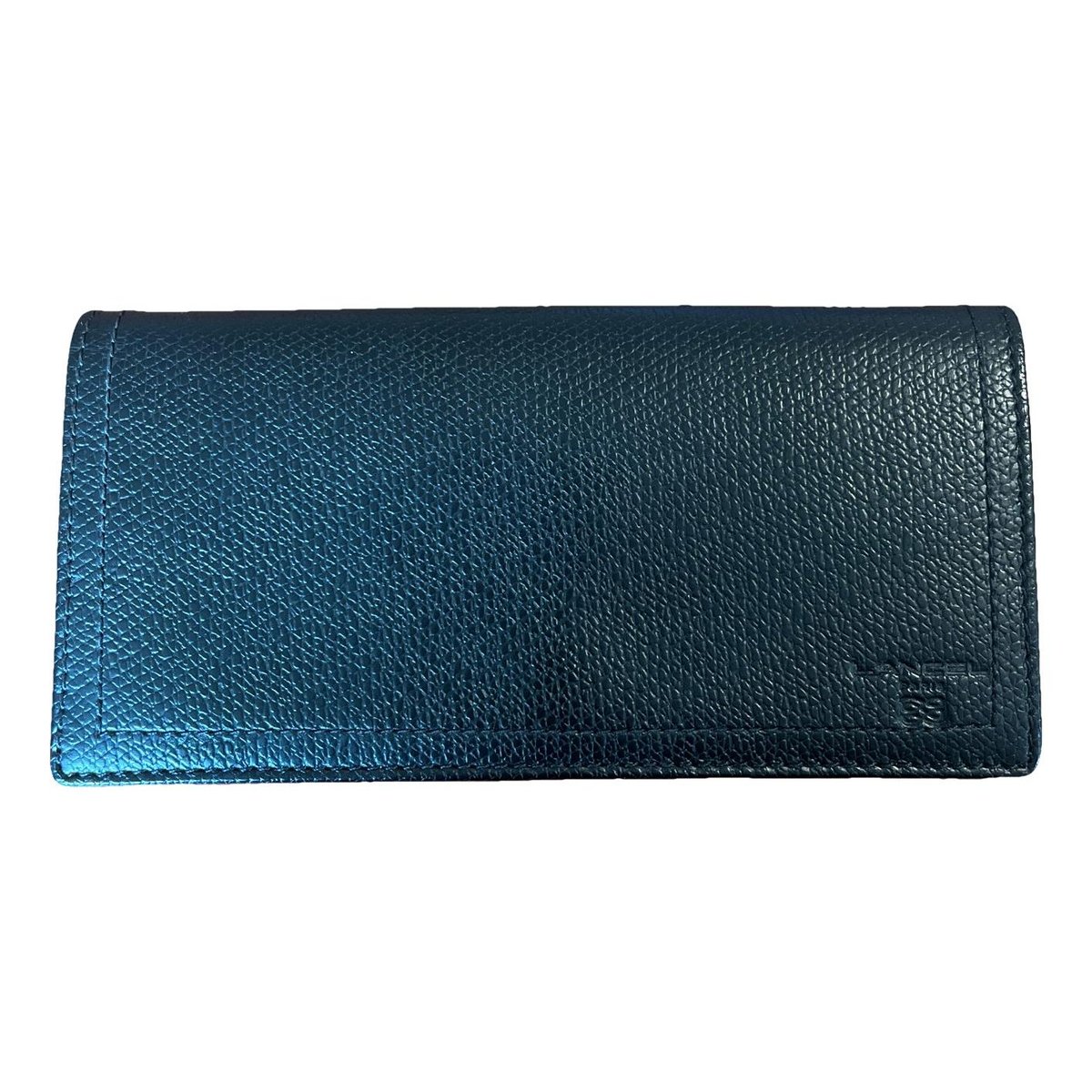 Lettrines leather clutch bag