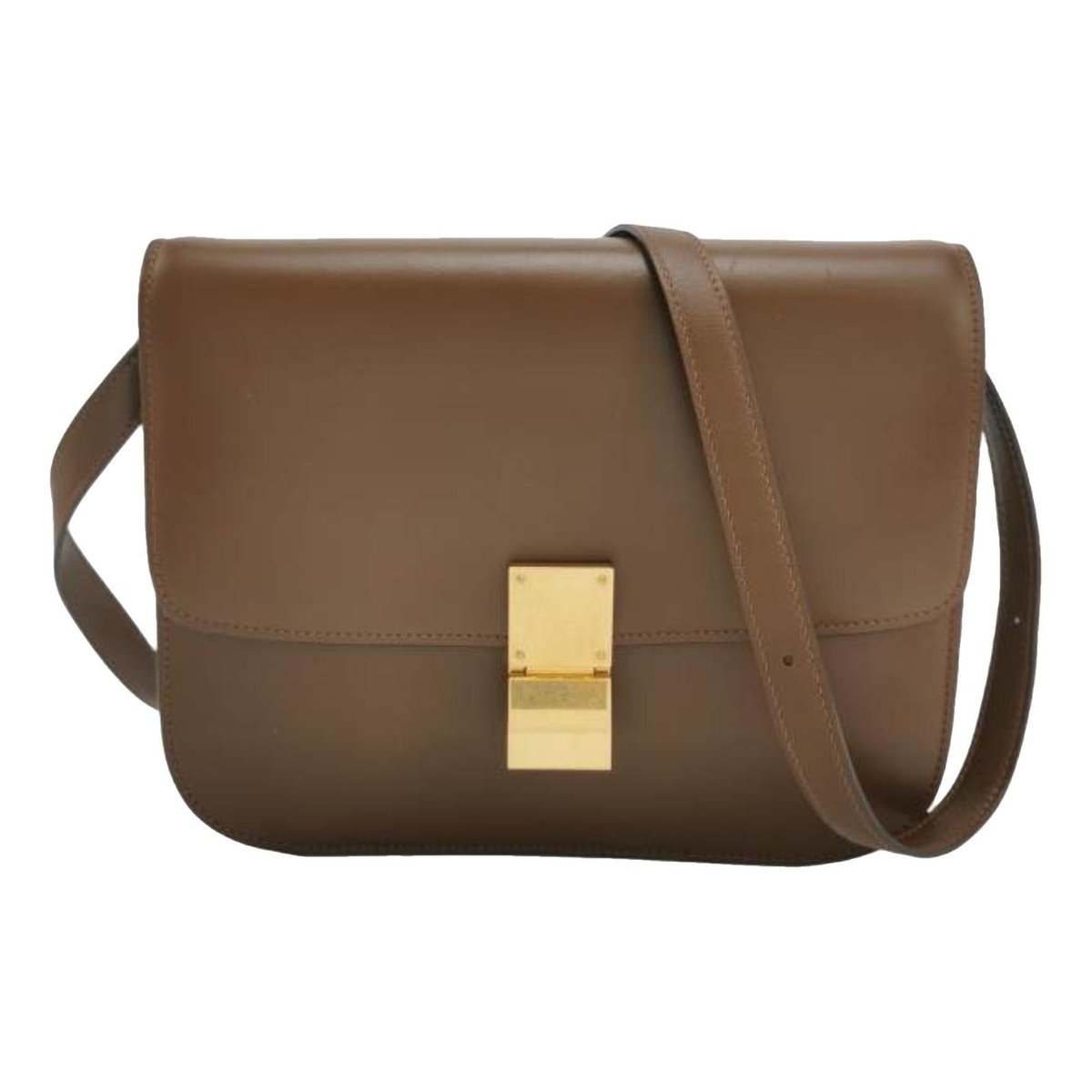 Classic leather crossbody bag