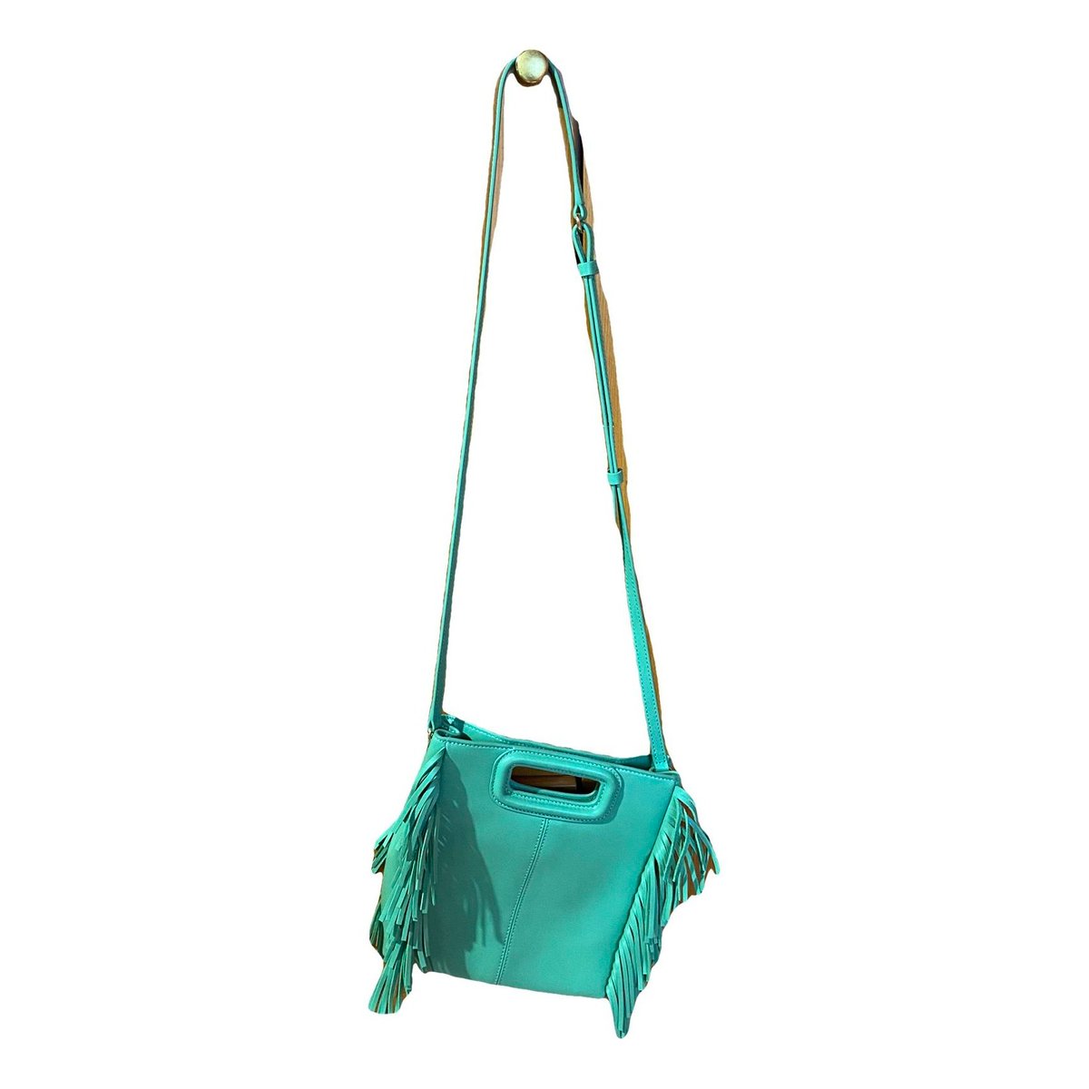 Sac M leather handbag