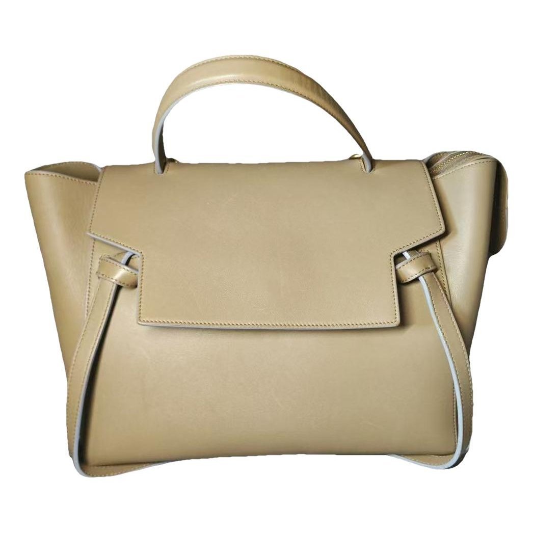 Belt leather tote