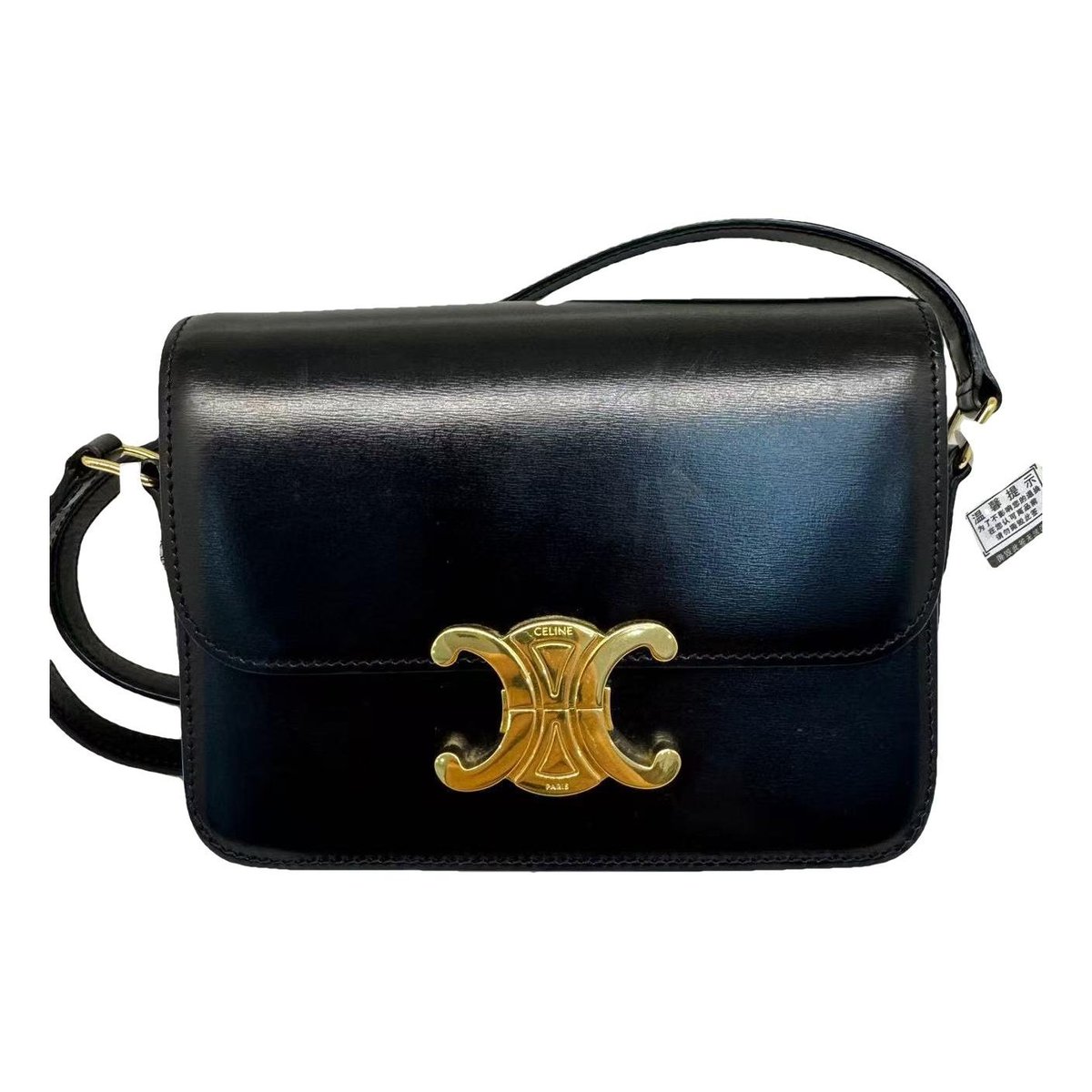 Triomphe leather handbag