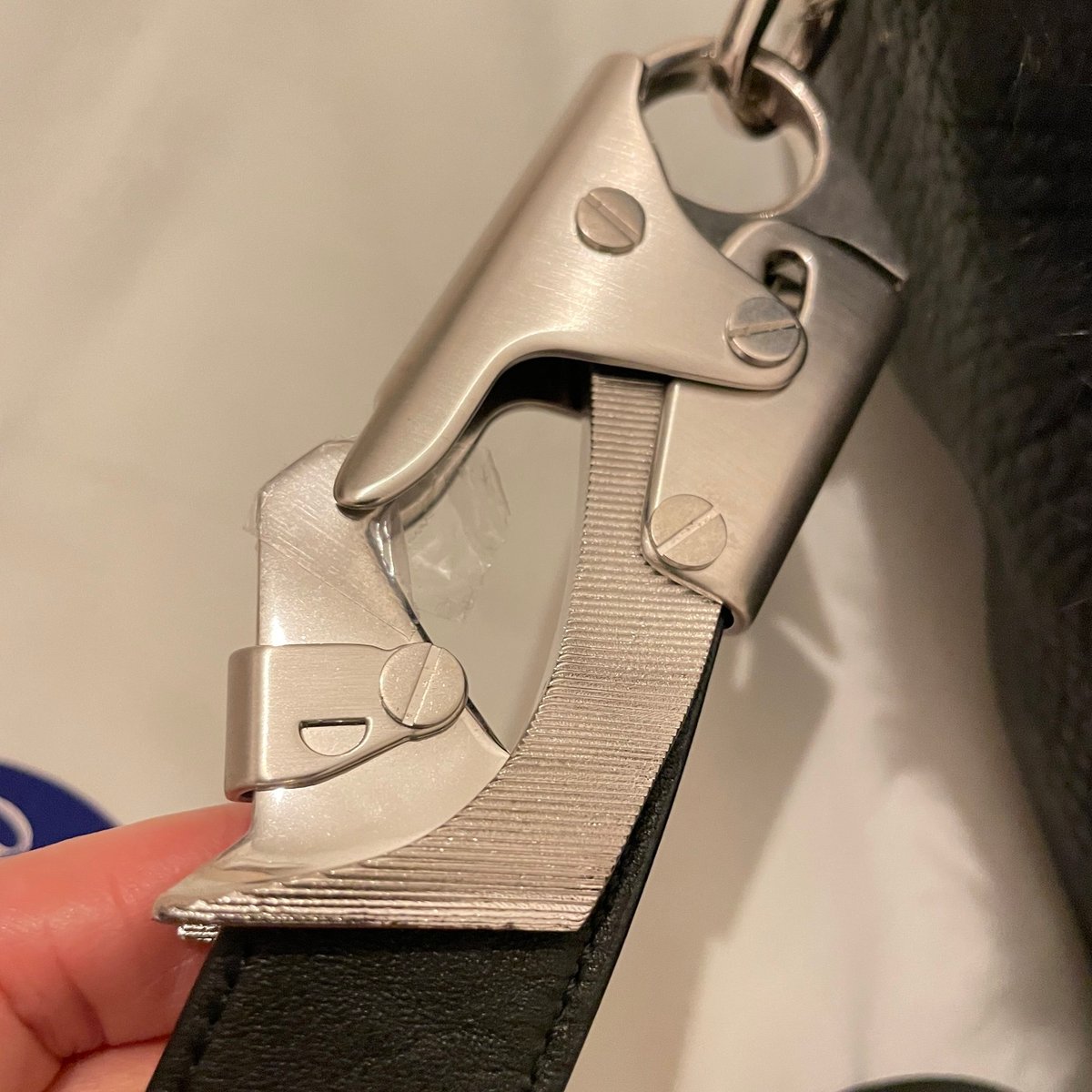 Knight leather crossbody bag