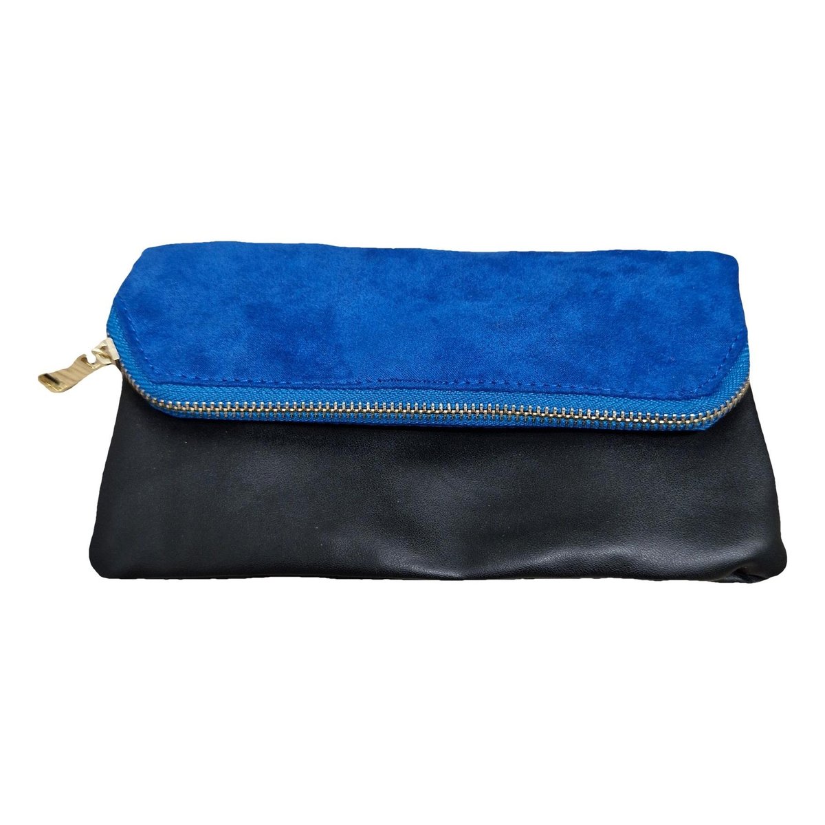 Leather clutch bag