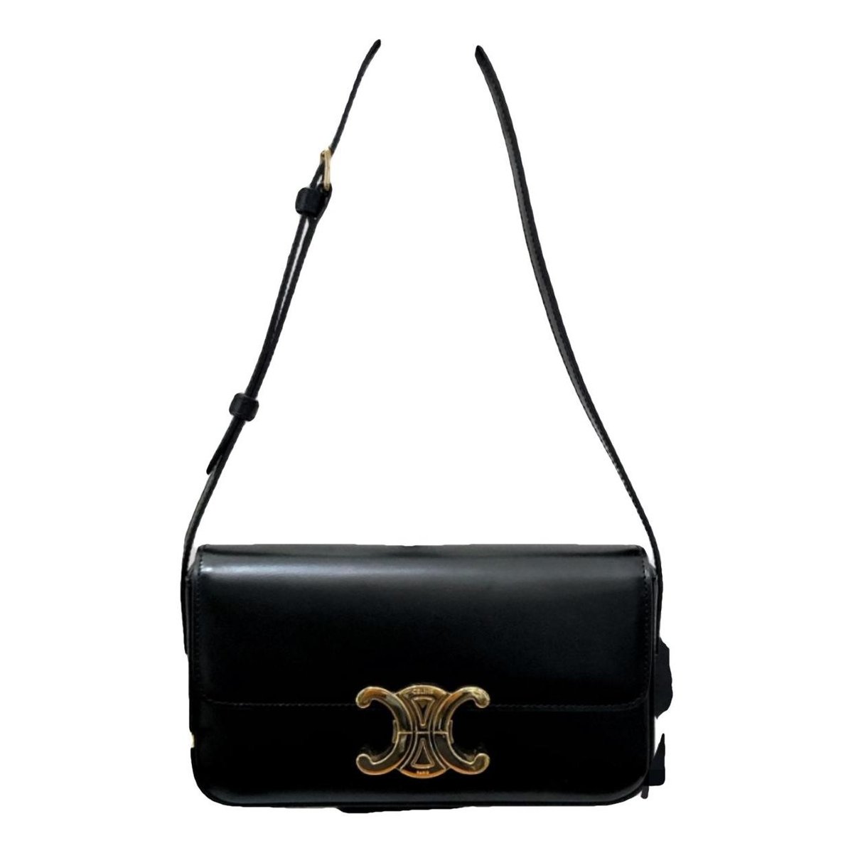 Triomphe Long leather handbag