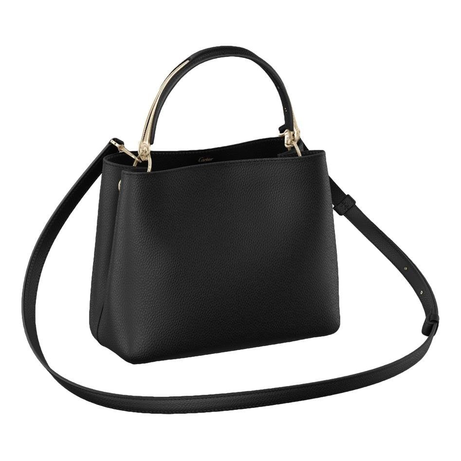 Panthère leather handbag