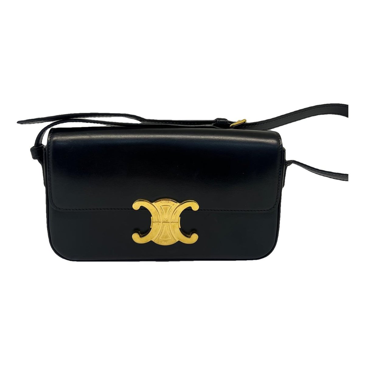Triomphe Long leather handbag