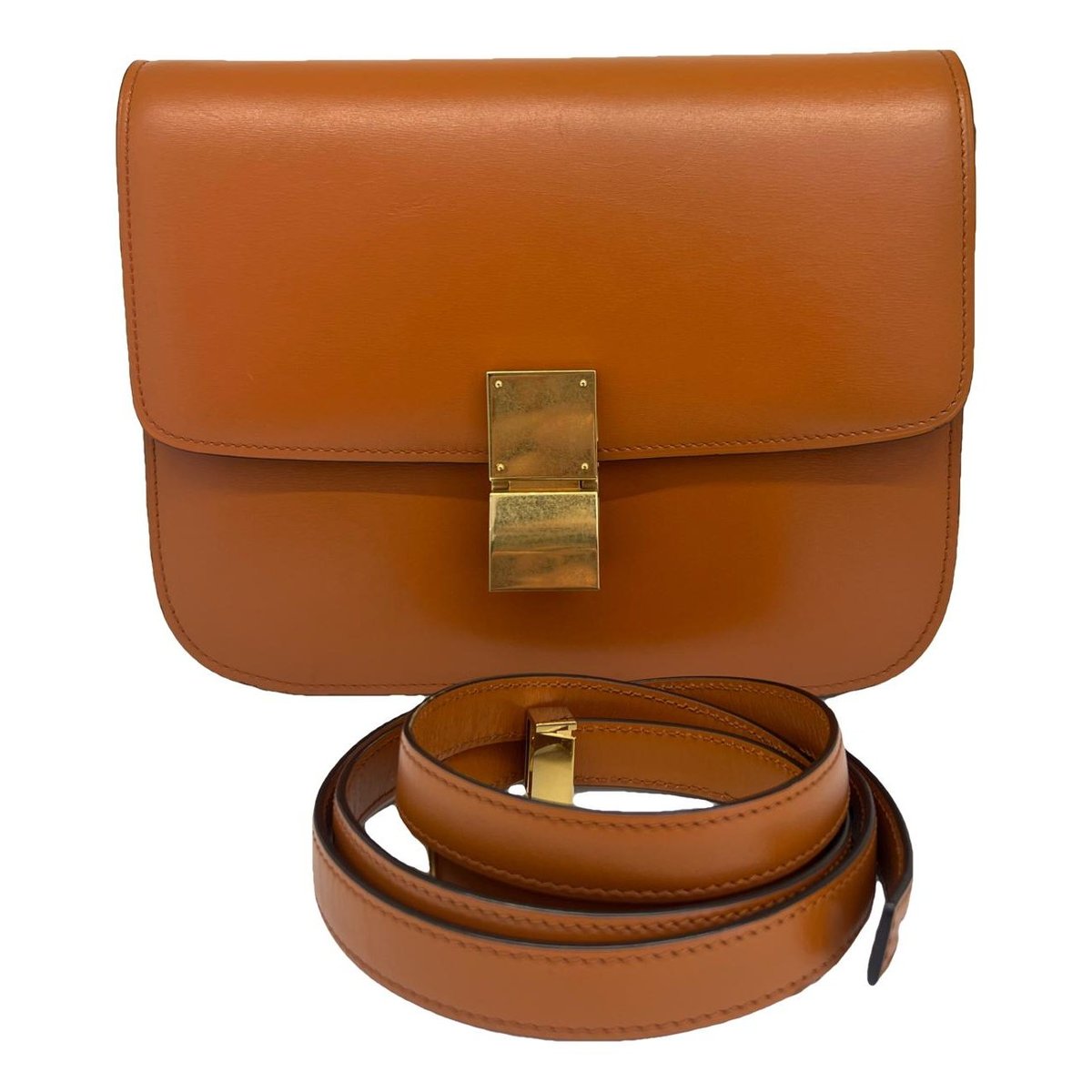 Classic leather handbag
