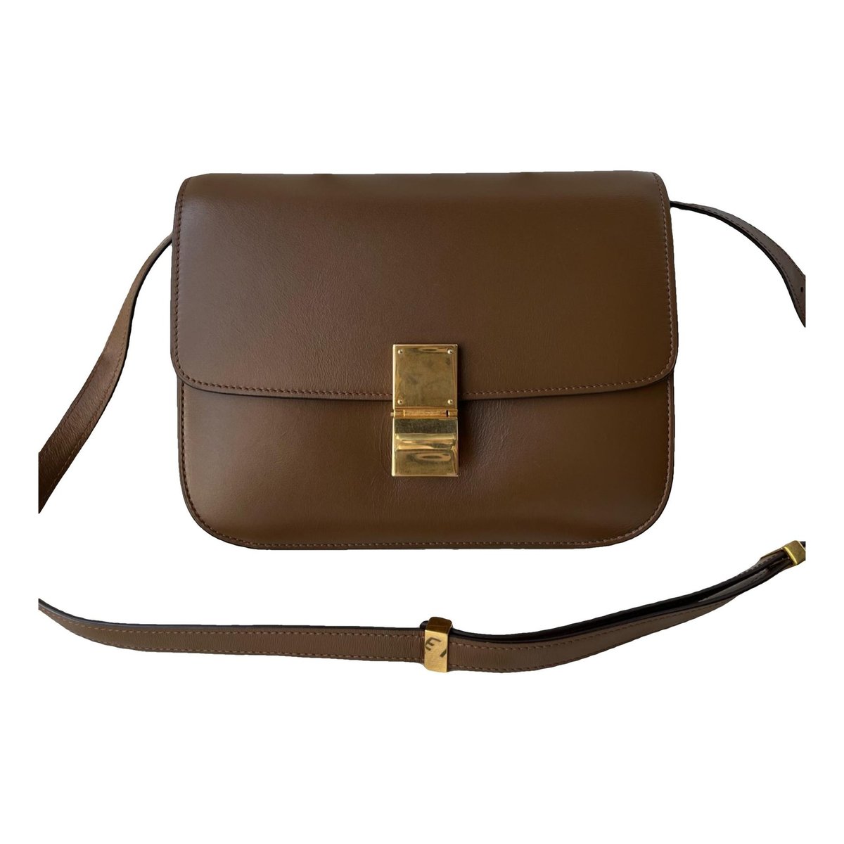 Classic leather crossbody bag