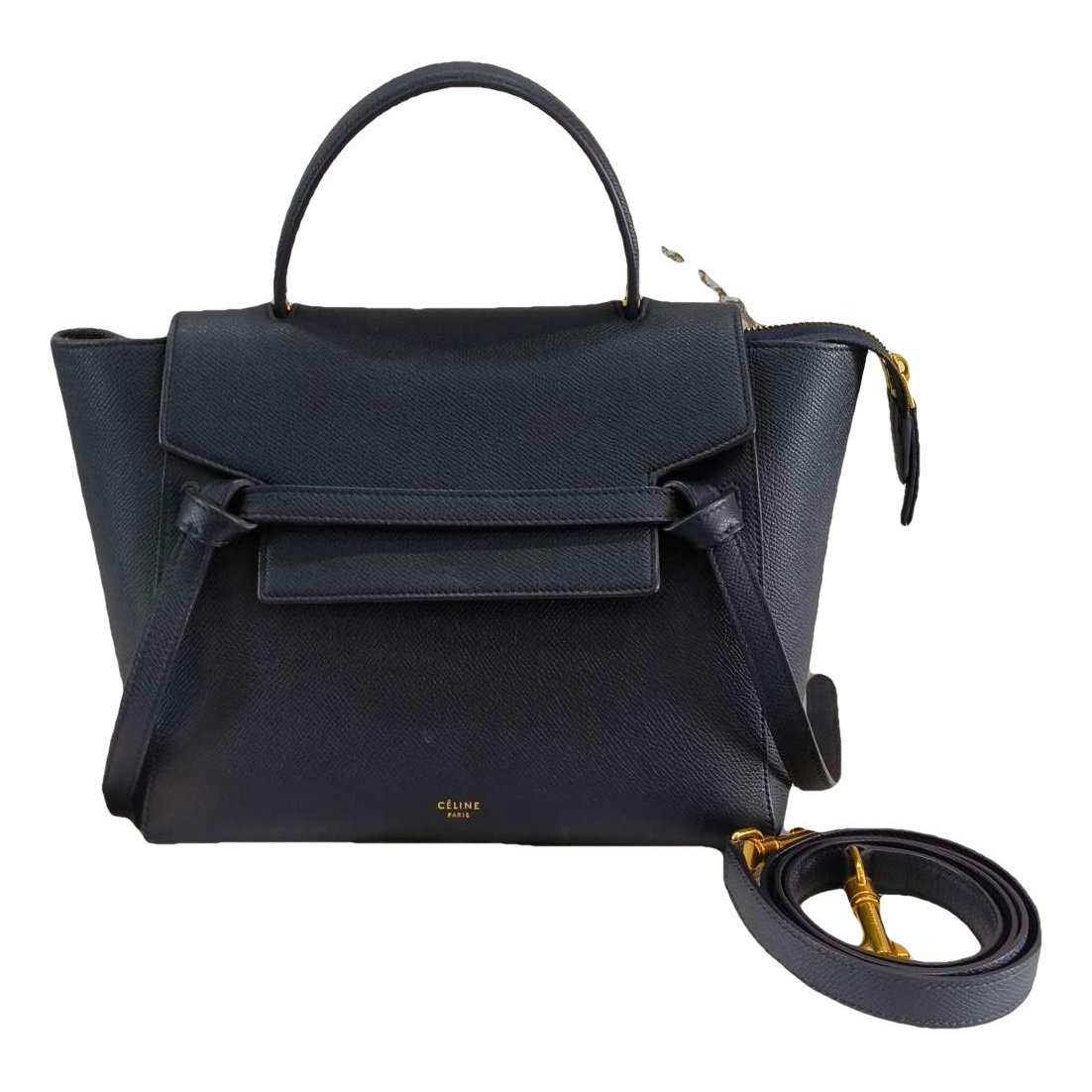 Belt leather handbag