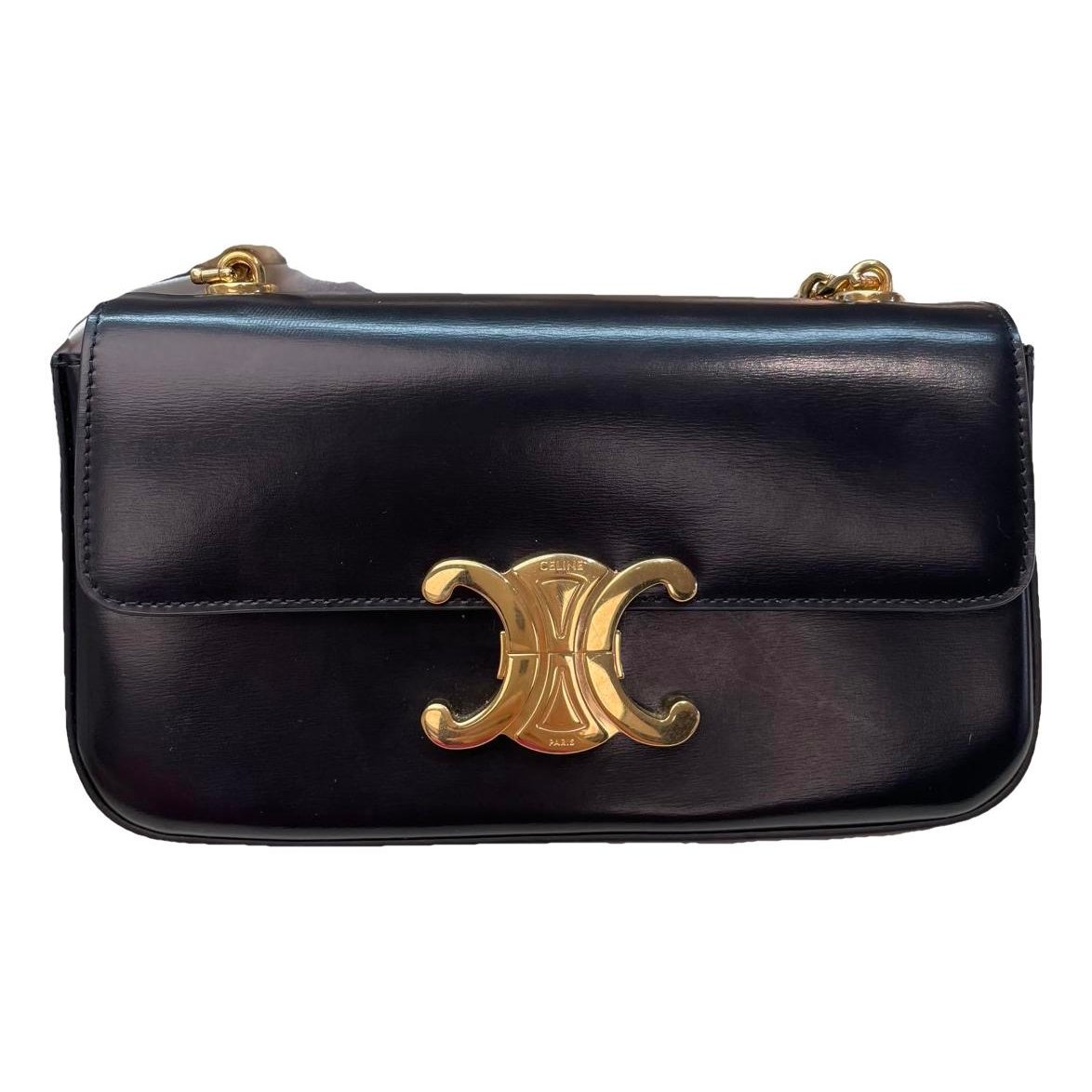 Triomphe Long leather handbag