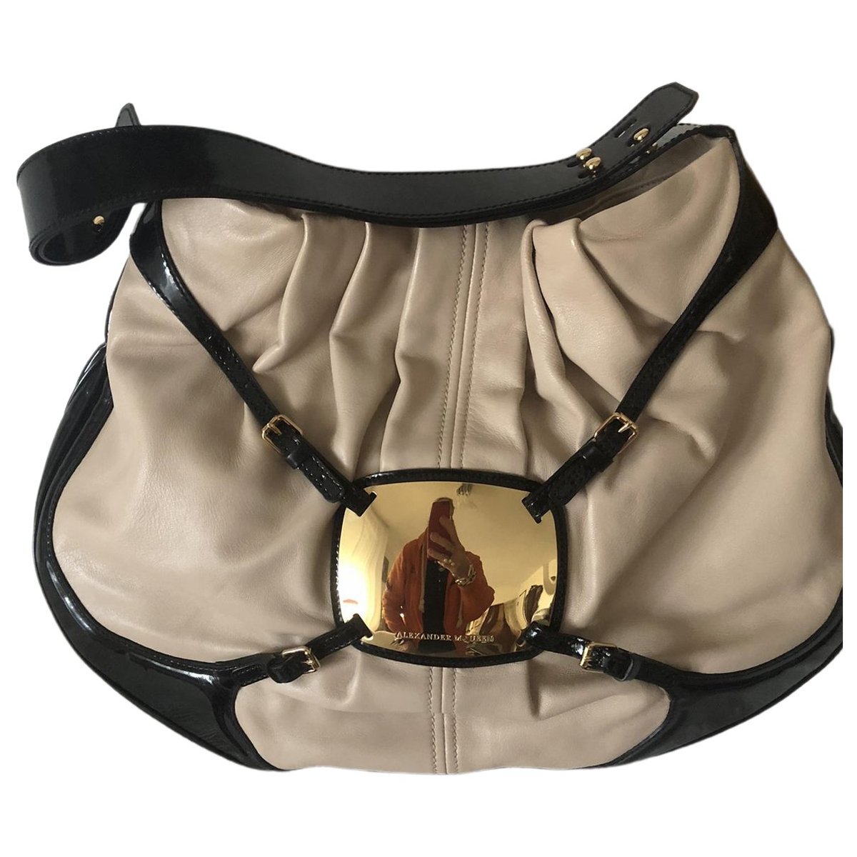 Leather handbag