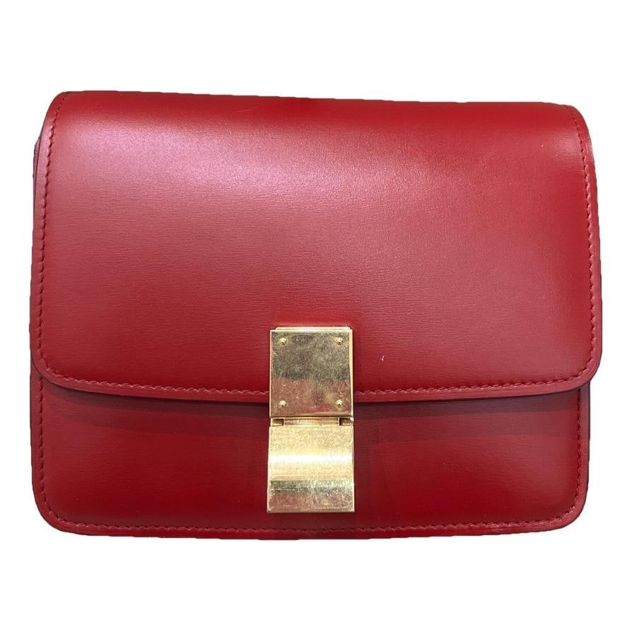 Classic leather crossbody bag