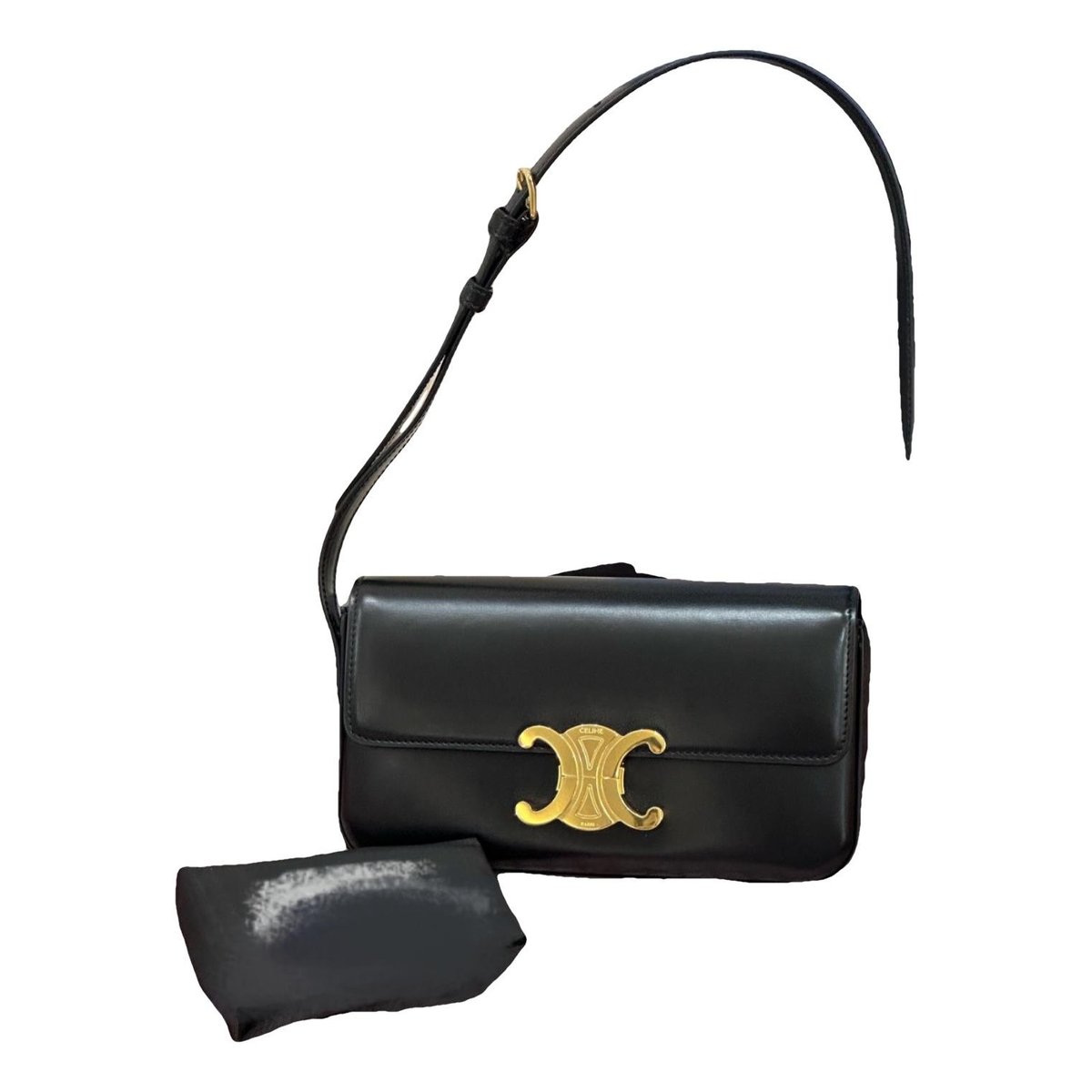 Triomphe Long leather handbag