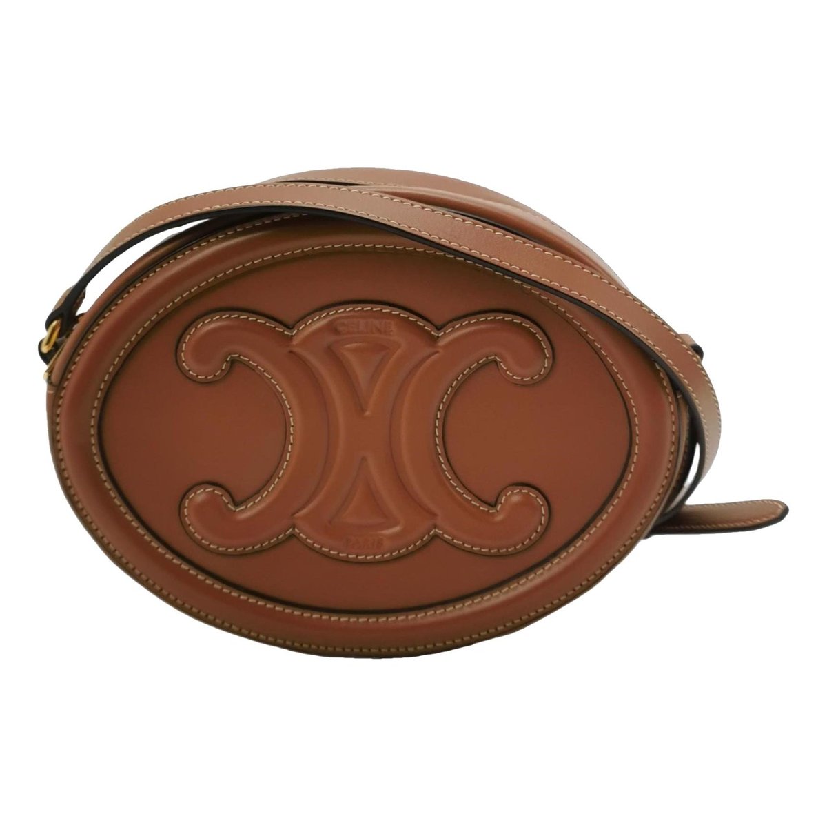 Triomphe leather crossbody bag