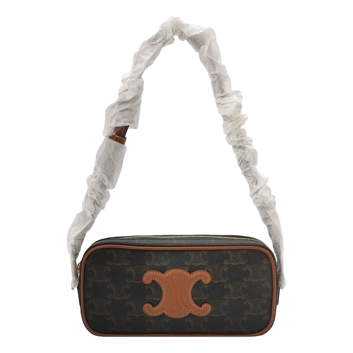 Triomphe leather handbag