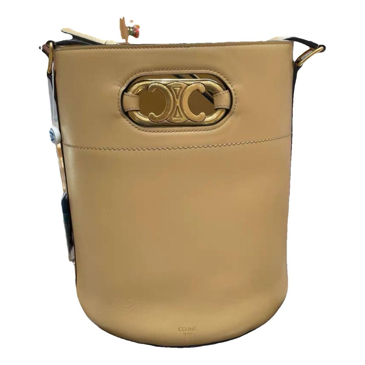 Triomphe Maillon Chain leather crossbody bag
