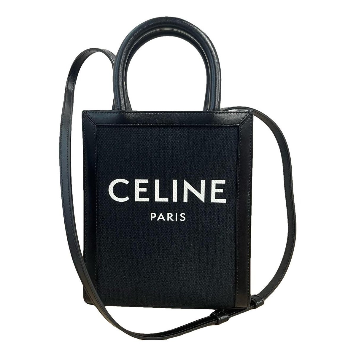 Cabas Horizotal leather crossbody bag