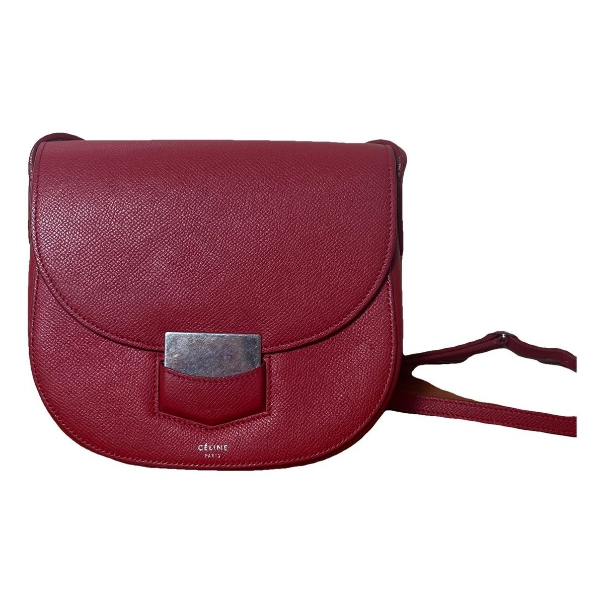 Trotteur leather crossbody bag