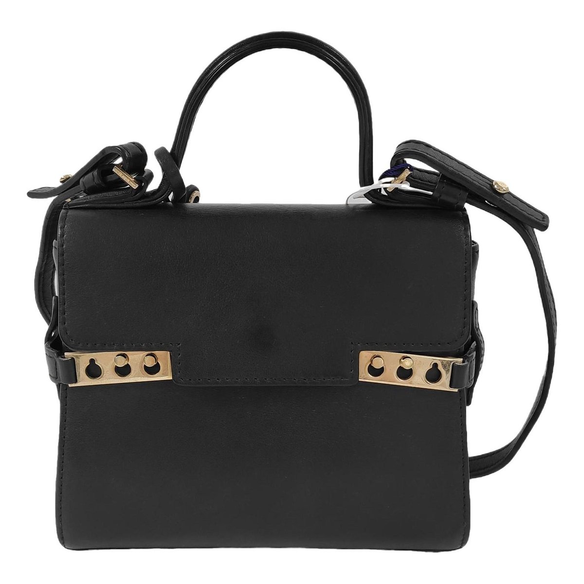 Tempête leather crossbody bag