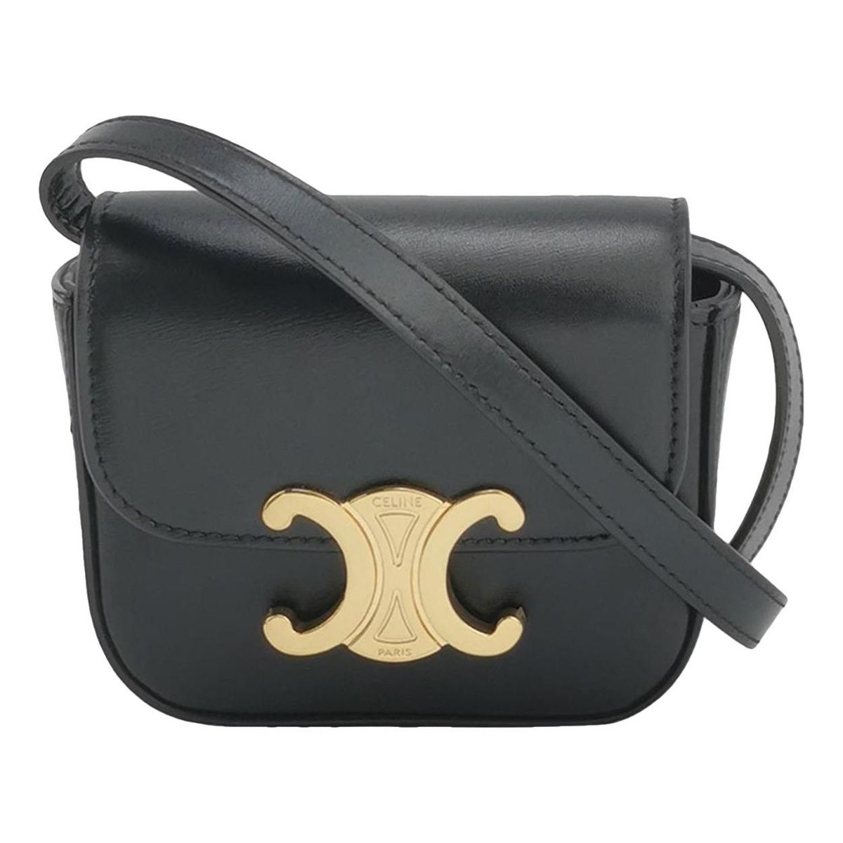 Triomphe leather crossbody bag
